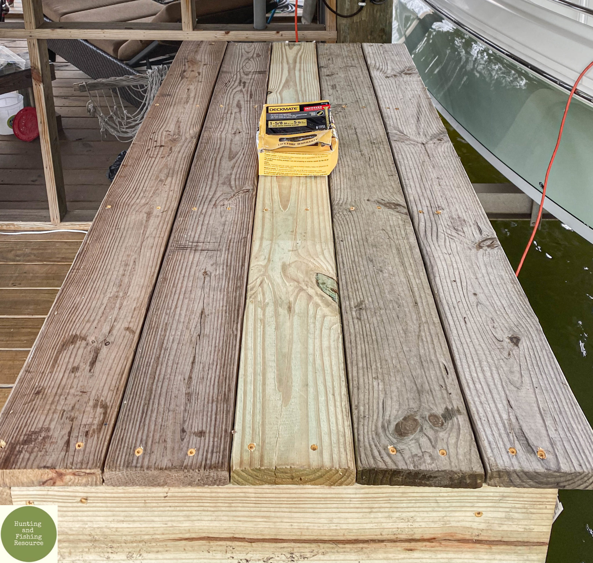 How to Build a Fish Cleaning Station on a Dock