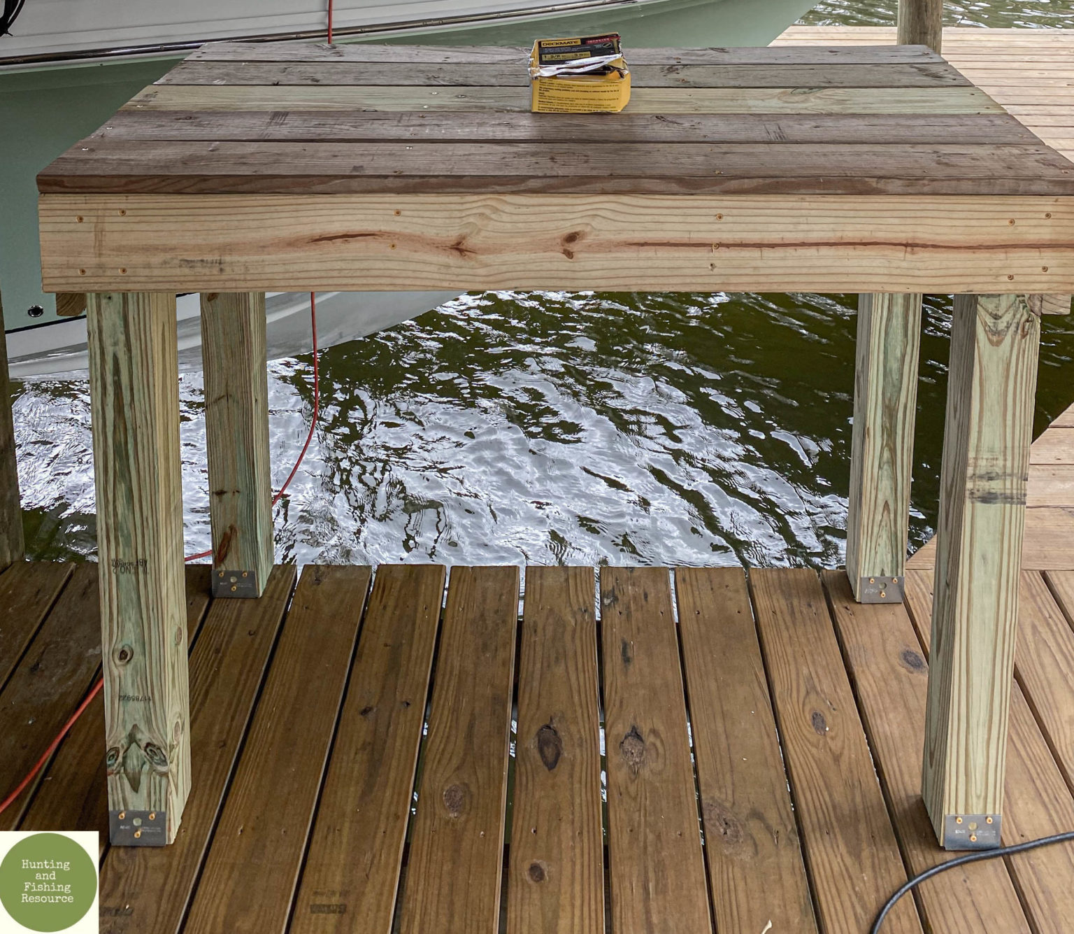 How to Build a Fish Cleaning Station on a Dock