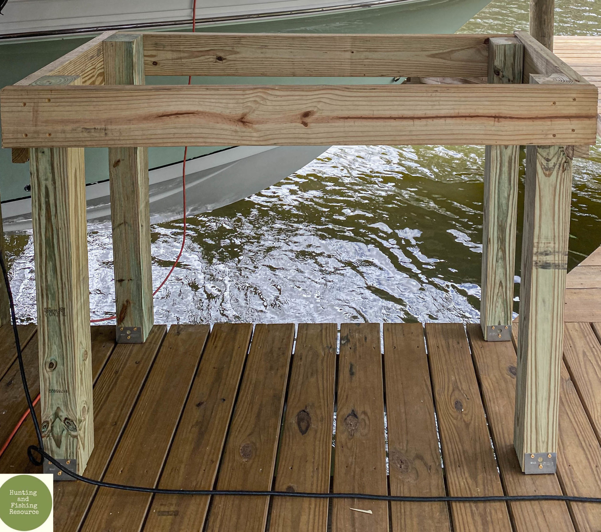 How to Build a Fish Cleaning Station on a Dock